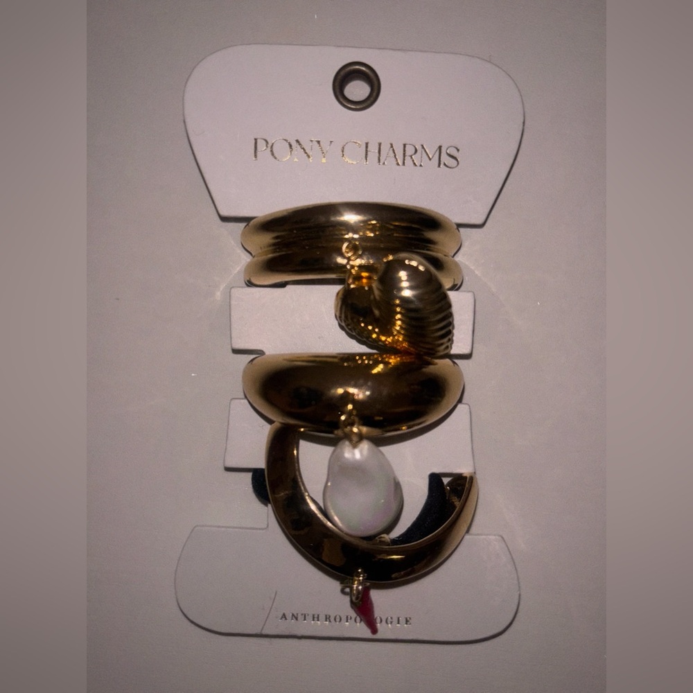 Icon Charm Cuff Hair Ties, Set of 3